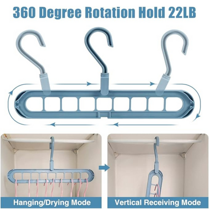 9-in-1 Retro Space Saving Hanger