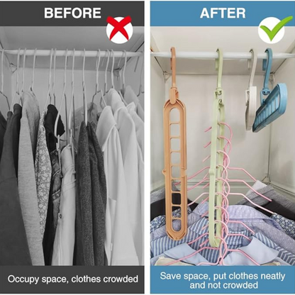 9-in-1 Retro Space Saving Hanger